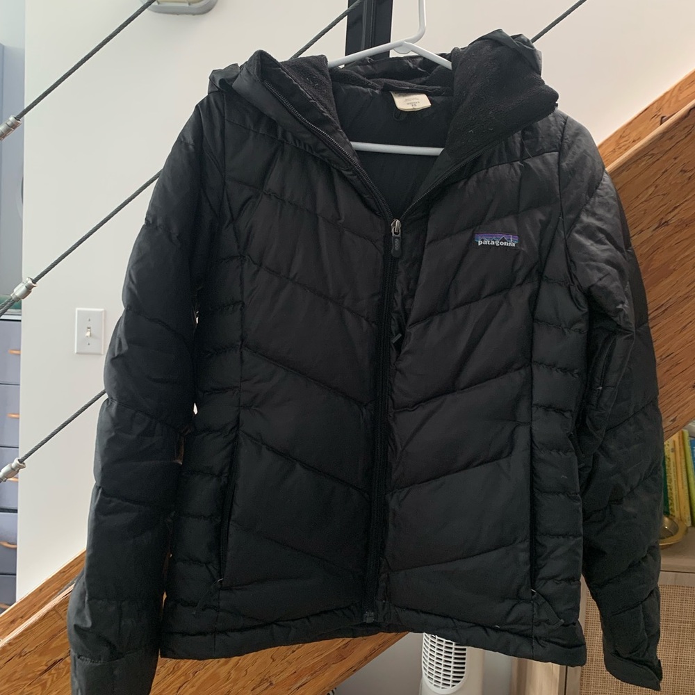 Patagonia Black Ski Puffer Jacket XS